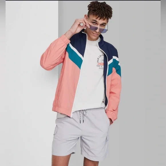 Original Use Men’s Woven Gray Cargo Shorts Size Medium Like New - Picture 2 of 6